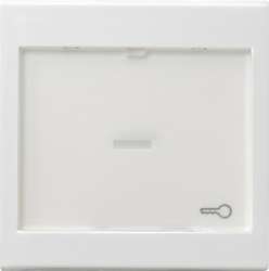 Gira S-55 Бел Клавиша 1-ая с полем для надписи арт. 067627