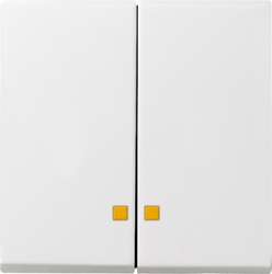 Gira S-55 Бел Клавиша 2-ая с подсветкой арт. 063127