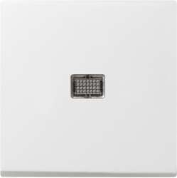 Gira S-55 Бел Клавиша с большим контрольным отверстием арт. 029803