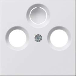 Gira S-55 Бел Накладка TV-FM-(SAT) розетки арт. 086927