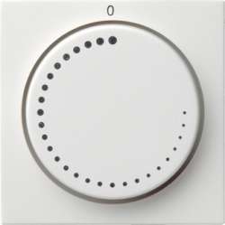 Gira S-55 Бел Накладка регулятора частоты вращения арт. 065227