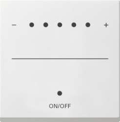 Gira S-55 Бел Накладка светорегулятора сенсорного с индикацией арт. 226027