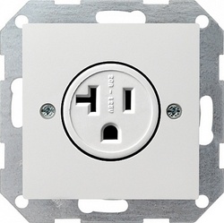 Gira S-55 Бел Розетка Американский стандарт, NEMA 5-20R арт. 048727