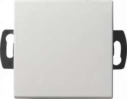 Gira S-55 Бел Выключатель кнопочный для малого напряжения до 42 В арт. 013827