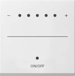 Gira S-55 Бел глянц Накладка светорегулятора сенсорного с индикацией арт. 226003