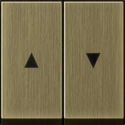 Gira S-55 Бронза Клавиша 2-ая жалюзийная арт. 0294603