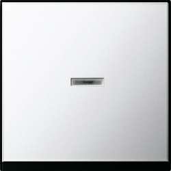 Gira S-55 Хром Клавиша 1-ая с подсветкой арт. 0290605