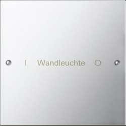 Gira S-55 Хром Комплект клавиш, 1 шт., гравировка арт. 2131610