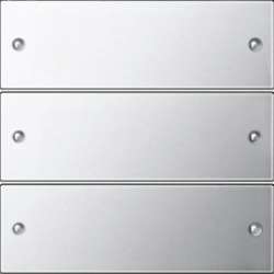 Gira S-55 Хром Комплект клавиш, 3 шт. арт. 2133609