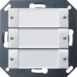 Gira S-55 Кнопка вызова 3-ая для внутренней станции, прозр клавиша арт. 1285100