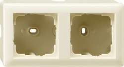 Gira S-55 Крем глянц Рамка для открытого монтажа 2-ая арт. 006201
