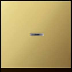 Gira S-55 Латунь Клавиша 1-ая с подсветкой арт. 0290604