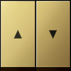 Gira S-55 Латунь Клавиша 2-ая жалюзийная арт. 0294604