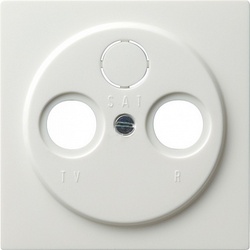Gira S-Color Белый Накладка TV-FM-(SAT) розетки арт. 086940