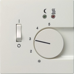 Gira S-Color Белый Регулятор тёплого пола с датчиком в сборе арт. 039440