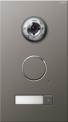 Gira Сталь Дверная видеодомофонная станция на 1 абонента арт. 255120