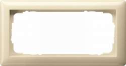 Gira Standard Крем глянц Рамка 2-ая без перегородки арт. 100201