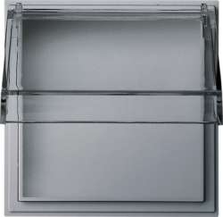 Gira TX-44 Алюминий Панель с прозрачной крышкой арт. 040965