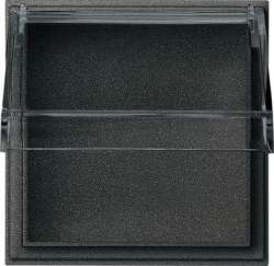 Gira TX-44 Антрацит Панель с прозрачной крышкой арт. 040967