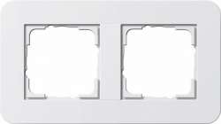 Gira серия E3 Белый глянцевый Рамка 2-ая арт. 0212410
