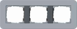 Gira серия E3 Серо-голубой/антрацит Рамка 3-ая арт. 0213424