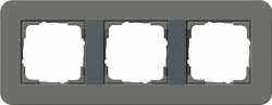 Gira серия E3 Темно-серый/антрацит Рамка 3-ая арт. 0213423
