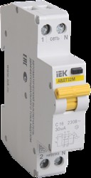 IEK АВДТ32М С16 10мА - Автоматический Выключатель Диф. Тока арт. MAD32-5-016-C-10