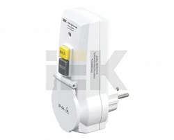 IEK Адаптер с защитным отключением УЗО-ДПА16В 30мА арт. WDV20-16-30-K01