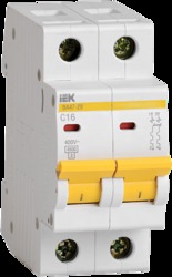 IEK Автоматический выключатель ВА47-29 2Р 25А 4,5кА х-ка С арт. MVA20-2-025-C