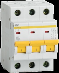 IEK Автоматический выключатель ВА47-29 3Р 32А 4,5кА х-ка D арт. MVA20-3-032-D