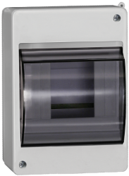 IEK Бокс с прозрачной крышкой КМПн 2/4 для 4-х авт.выкл.наружн.установки арт. MKP42-N-04-30-12