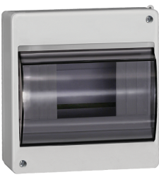 IEK Бокс с прозрачной крышкой КМПн 2/6 для 6-х авт.выкл.наружн.установки арт. MKP42-N-06-30-09