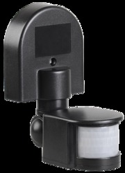 IEK Датчик движения ДД 008 черный, макс. нагрузка 1100Вт, угол обзора 180град., дальность 12м, IP44, арт. LDD10-008-1100-002