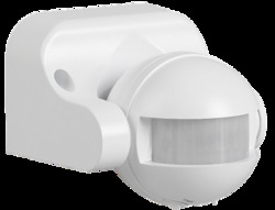 IEK Датчик движения ДД 009 белый, макс. нагрузка 1100Вт, угол обзора 180град., дальность 12м, IP44 арт. LDD10-009-1100-001