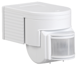 IEK Датчик движения ДД 012 белый, макс. нагрузка 1100Вт, угол обзора 180град., дальность 12м, IP44 арт. LDD10-012-1100-001