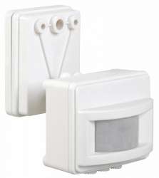 IEK Датчик движения ДД 017 белый, макс. нагрузка 1100Вт, угол обзора 120град., дальность 12м, IP44, арт. LDD13-017-1100-001