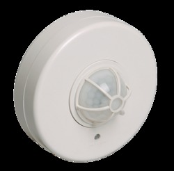 IEK Датчик движения ДД 024 белый, макс. нагрузка 1100Вт, угол обзора 120-360гра, дальность 6м, IP33 арт. LDD11-024-1100-001