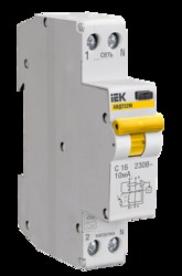 IEK Дифференциальный автоматический выключатель АВДТ 32 B16 10мА арт. MAD22-5-016-B-10