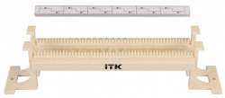 IEK ITK 19" кросс-панель 100-парная, 1U, 110 т. (модули в комплекте) арт. CP100-1U110