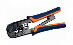 IEK ITK Инструмент обжим для RJ-45,12,11 с храп. мех. сине-оранж арт. TM1-B11H