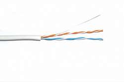 IEK ITK Каб. вп ШПД U/UTP кат.5E 2х2х0,48мм solid, PVC, 500м сер. арт. BC1-C5E02-111