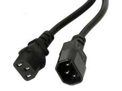 IEK ITK Кабель электропитания 3х1,5 3М с разъёмами С13 - нем.ст арт. PC-C13D-3M