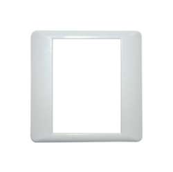 IEK ITK Лицевая рамка для мод. Mosaic, 80х80мм, бел. арт. CS5-12M