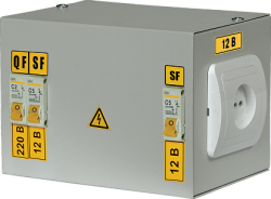 IEK Ящик с понижающим трансформатором ЯТП-0,25 220/24-2 36 УХЛ4 IP30 арт. MTT12-024-0250