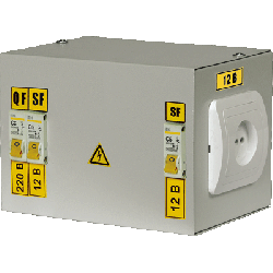 IEK Ящик с понижающим трансформатором ЯТП-0,25 380/42-3 36 УХЛ4 IP30 арт. MTT21-042-0250