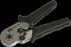 IEK Клещи обжимные КО-08Е 0,5-6,0 мм2 (шестигранник) арт. TKL10-D6