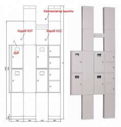 IEK Компенсатор высоты для УЭРМ-Х-3300 (к-т 2шт.) арт. IND-KOMP-3300-1