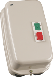 IEK Контактор КМИ34062 40А IP54 с индик. Ue=230В/АС3 арт. KKM36-040-I-220-00