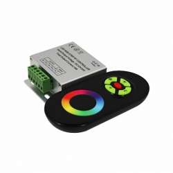 IEK Контроллер с ПДУ радио (черный) RGB 3 канала 12В, 4А, 144Вт -eco арт. LSC2-RGB-144-RF-20-12-B