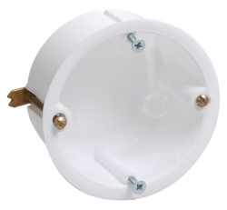 IEK Коробка КМ40021 установочная d65х45мм для полых стен (с саморезами и мет. лапками) арт. UKG10-065-040-000-M